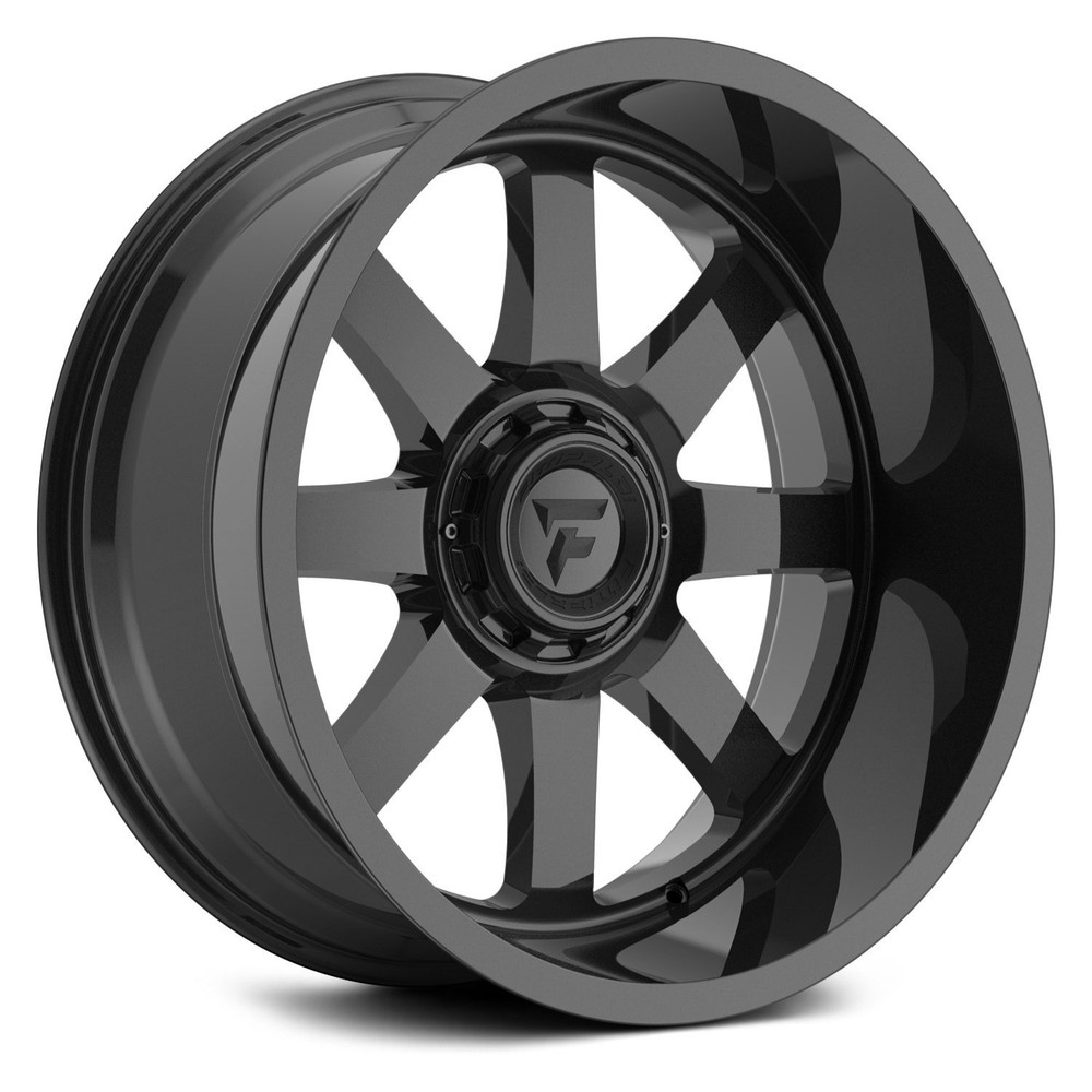 Fittipaldi FA16B 20x9 Black Rims Set of 4 5x127 78.1mm Bore