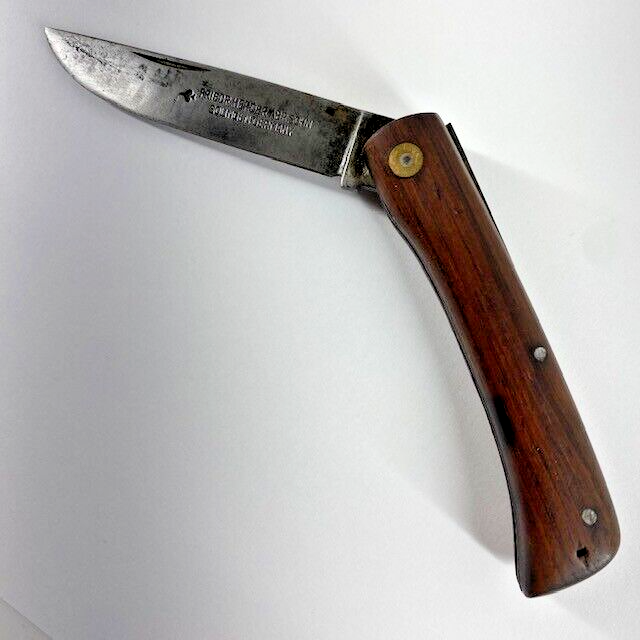 Friedr Herder Abr Sohn Solingen Germany Vtg Pocket Knife Folder Ace of Spades-image