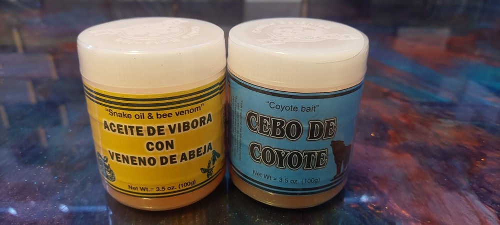 Pomada Aceite de Vibora  con Veneno de Abeja/ Cebo de Coyote Unguentos 100g-image