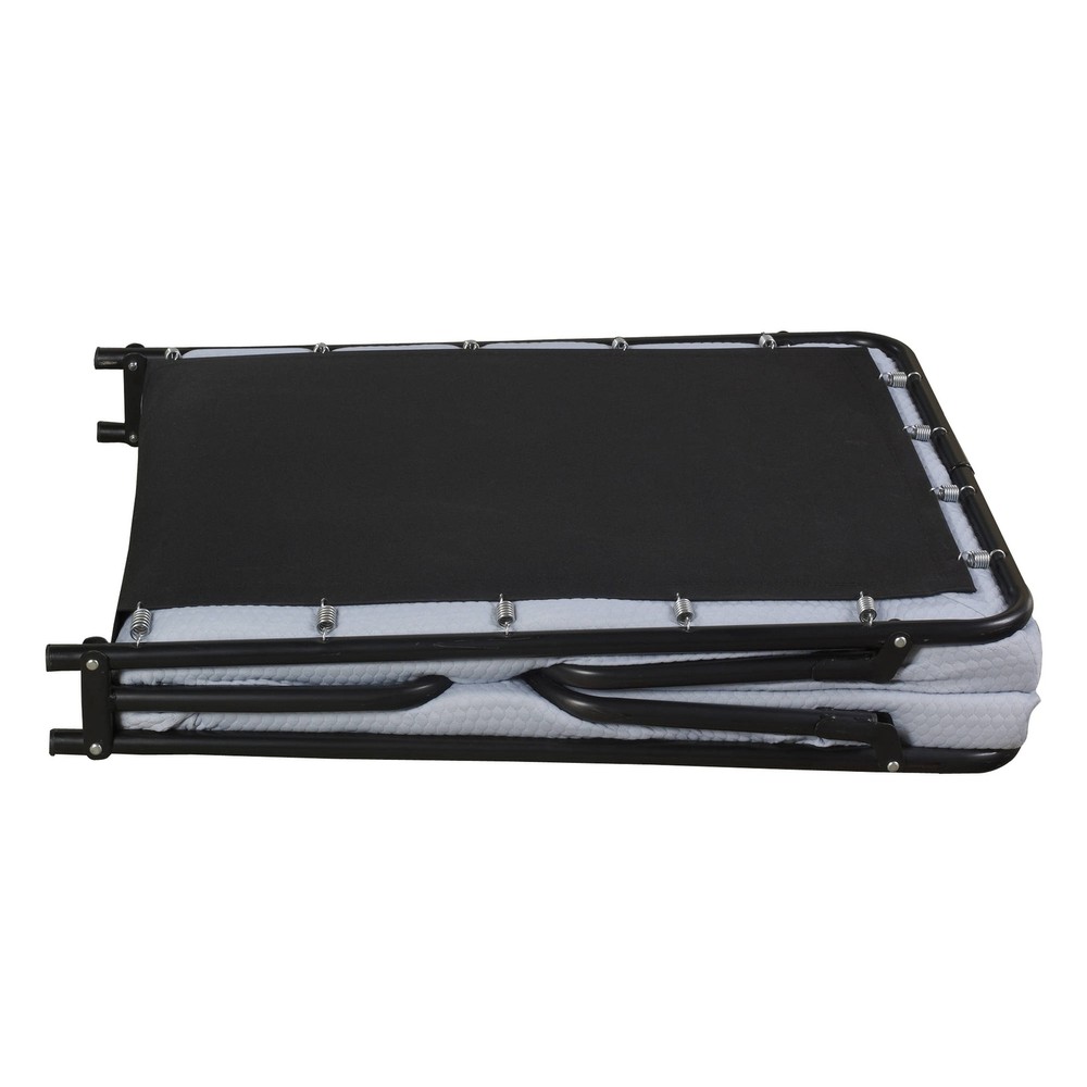 Onetan, 14 Folding Bed with Luxurious Memory Foam Mattress, Beige 31-Inch