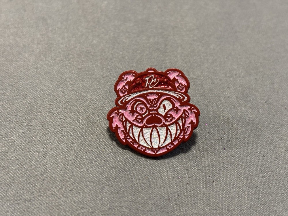 Pinzcity Valentine’s Day Louis Vuitton Glitter Red Mini Scare Bear Pink White