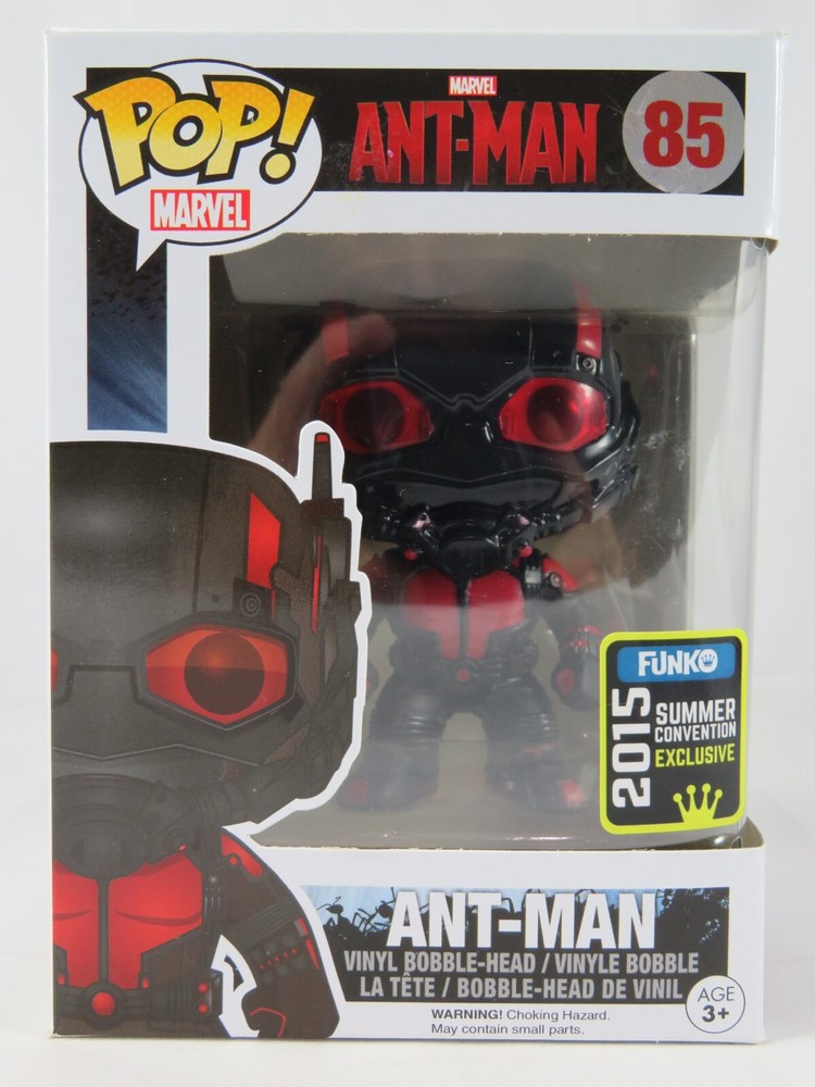 Marvel Funko Pop - Ant-Man (Black Out) - SDCC - No. 85 - Free Protector