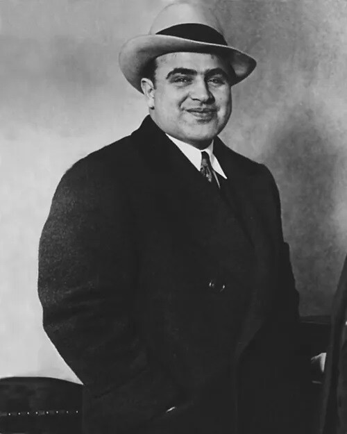 Vintage 1930s Al Capone Gangster Mobster Crime Boss 8x10 Photo Print