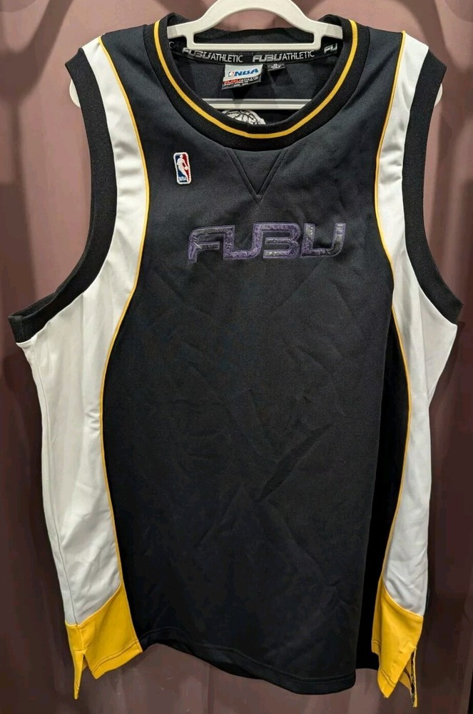 Vintage Y2K Fubu Athletic NBA Los Angeles Lakers Jersey XL Vtg NBA