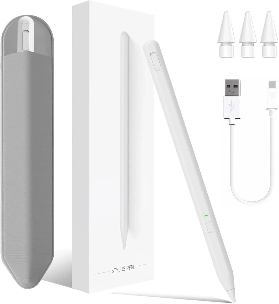 Milikilo White Stylus Pen for iPad 10th & 11th Gen - Precise & Responsive