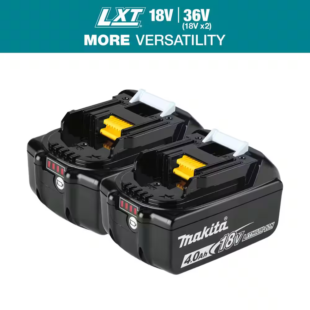 MAKITA 18V LXT Lithium-Ion High Capacity Battery Pack 4.0Ah with LED Charge Leve