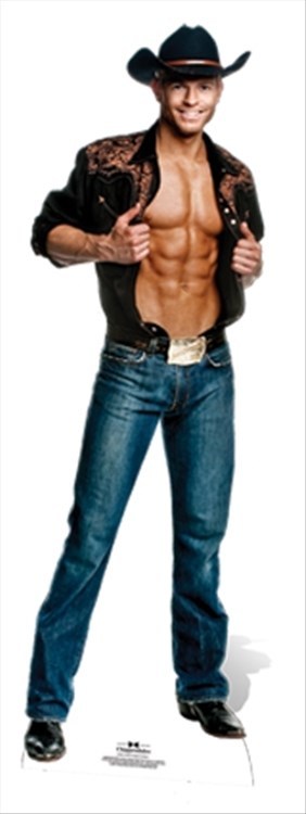 Chippendale Jaymes Vaughan Cowboy Official Cardboard Fun Cutout -For your party