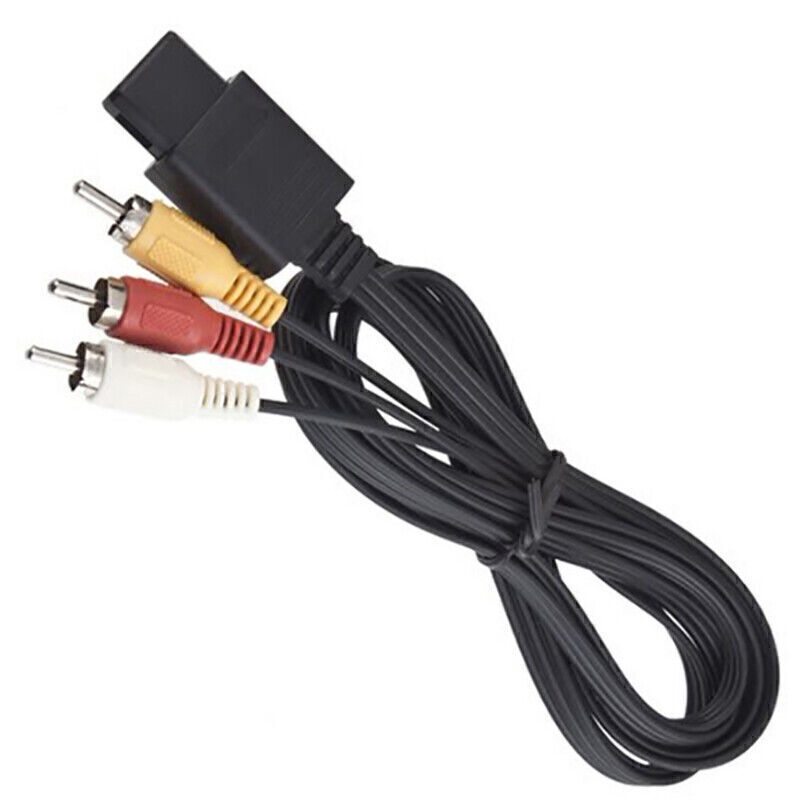 Universal AV Cable RCA Audio Cord For Nintendo 64 N64 Gamecube NGC SNES SFC