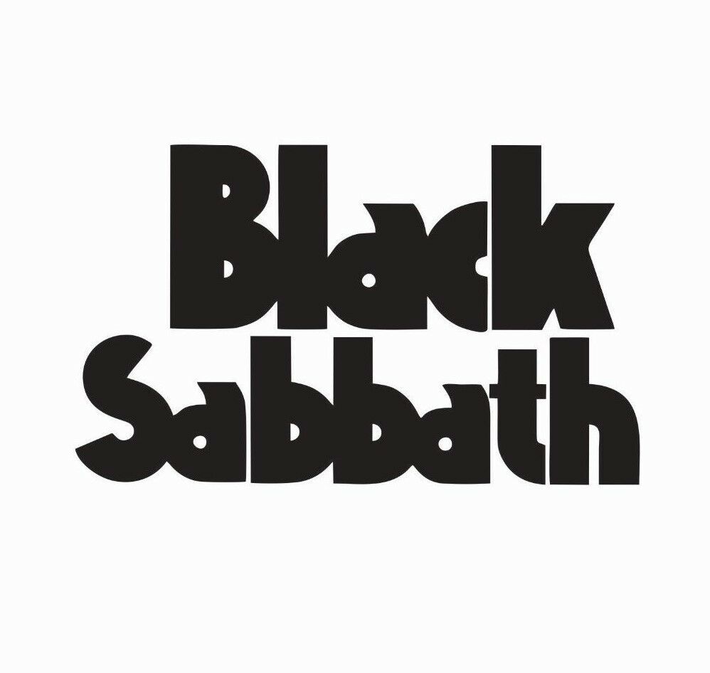 Black Sabbath Music Band Vinyl Die Cut Car Decal Sticker FREE SHIPPING