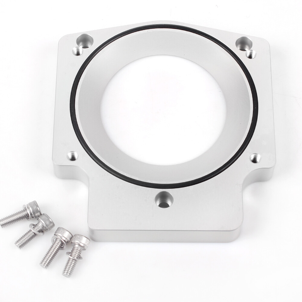 102mm Silver Throttle Body Spacer Adapter for LS1 LS2 LS6 LSX Engines