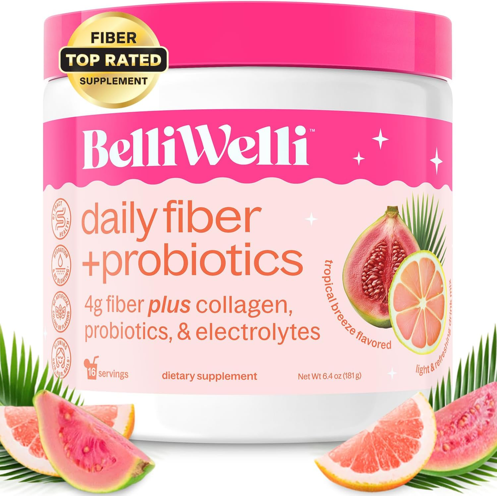 Daily Fiber Supplement with Added Collagen, Probiotics and Electrolytes | Suppor