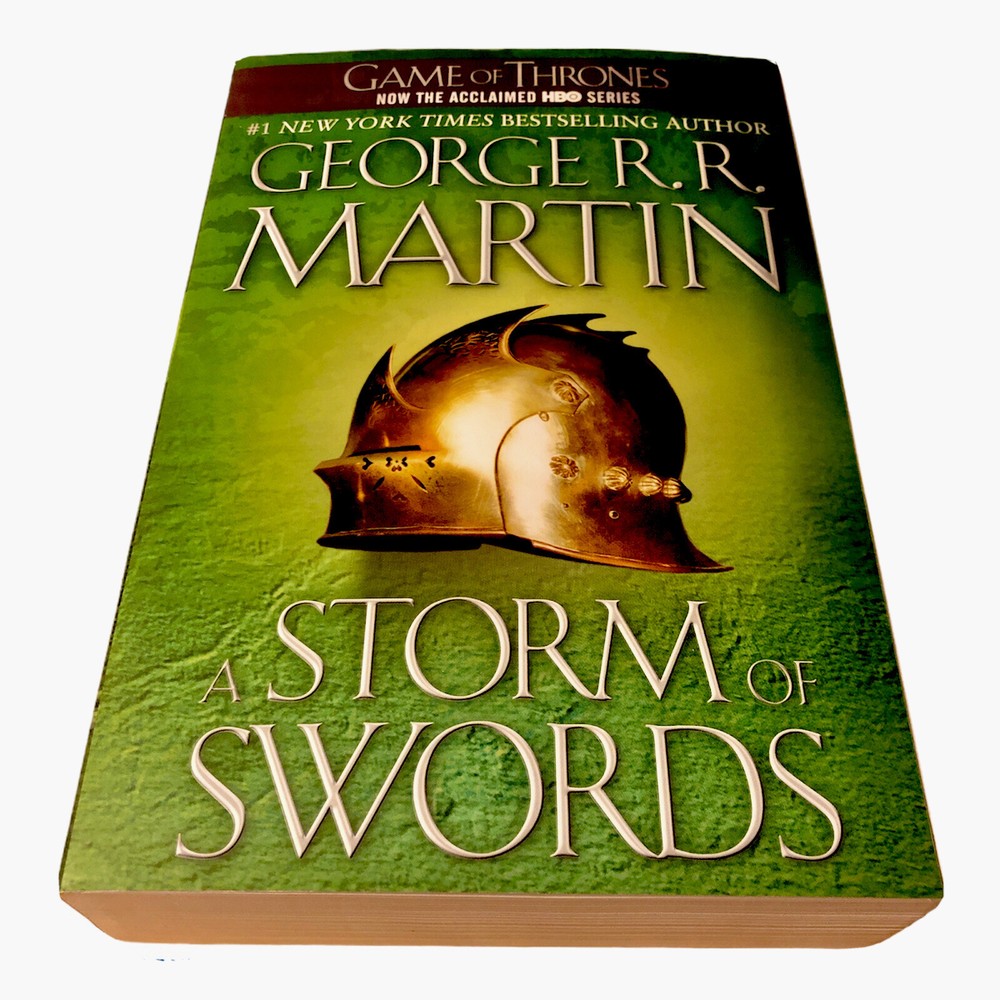 A Storm of Swords Book 3 by George R R Martin - Epic Fantasy Adventure 2002 Edition-image