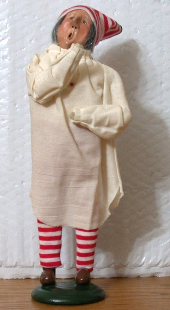 Byers Choice Ltd ED  the Carolers Scrooge 1984 1988 2nd Ed Signed Dated on Base