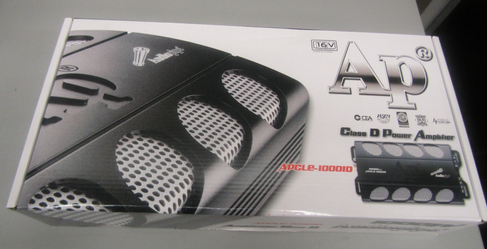 Audiopipe Apcle Series APCLE-10001D Class D Monoblock Car Amplifier 1000 Watts