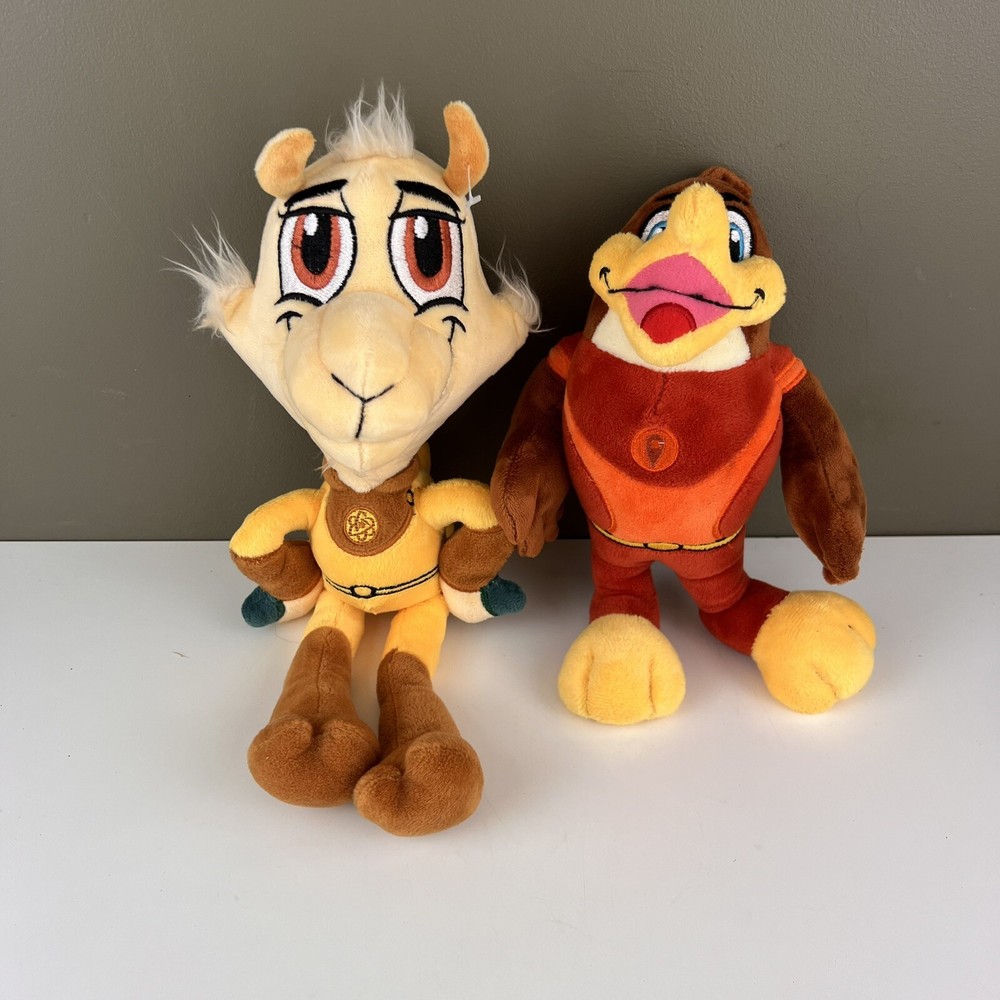 Qatar Airways Plush Set of 2 Faaiz Kamil Camel and Falcon Oryx Kids Club