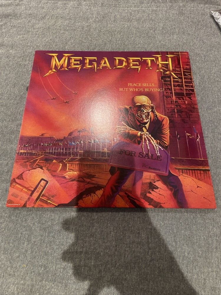 Megadeth Peace Sells... but Who's Buying? Rare Japan 1986 Original Vinyl LP
