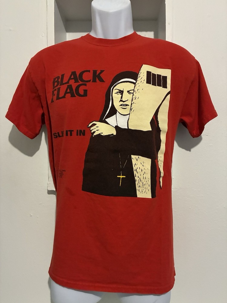Black Flag punk band shirt from the SST 