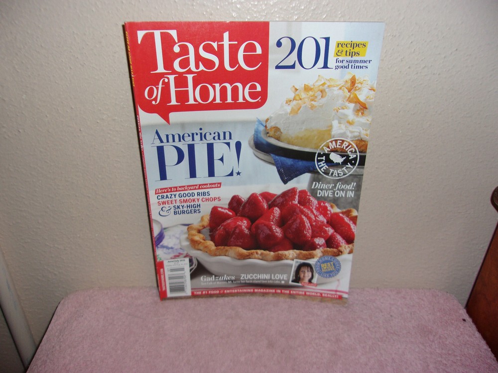TASTE OF HOME  MAGAZINE EDITED by A THOUSAND COUNTRY COOKS...JUNE / JULY 2015-image