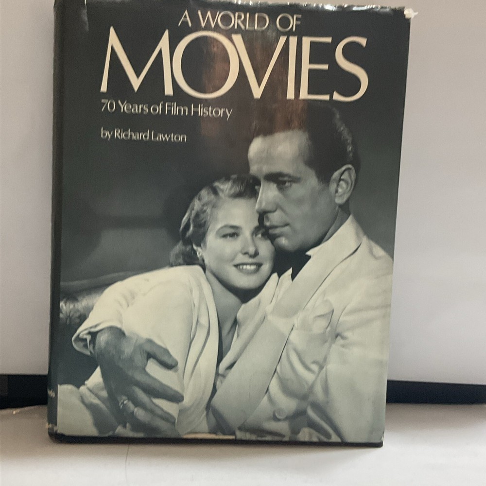 Vintage 1974 Hardcover A World of Movies by Richard Lawton-image