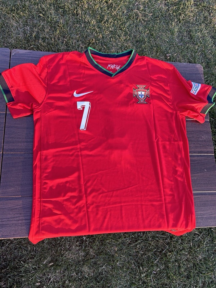 Portugal Cristiano Ronaldo #7 2024 Replica Home Jersey Large