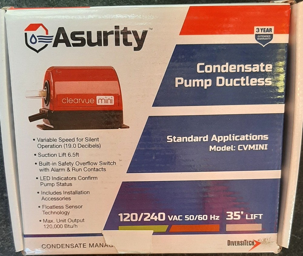 CV Mini Ductless AC Condensate Pump-image