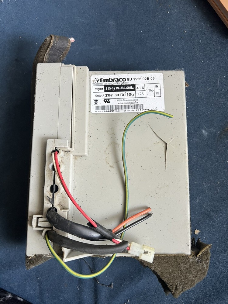 GE Refrigerator Fridge Inverter Compressor Circuit Board VCC2 EU 1556 02B 06