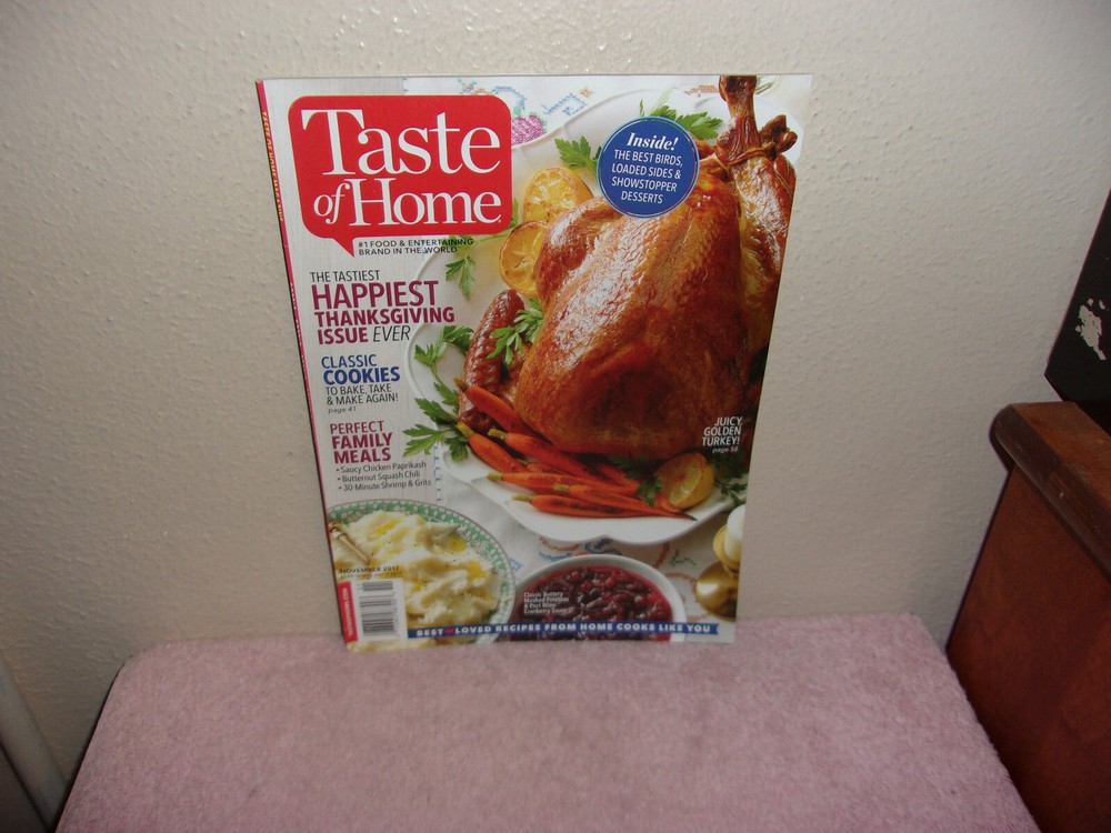TASTE OF HOME  MAGAZINE EDITED by A THOUSAND COUNTRY COOKS...NOVEMBER 2017-image