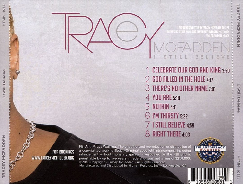 Tracey McFadden I Still Believe 2016 CD