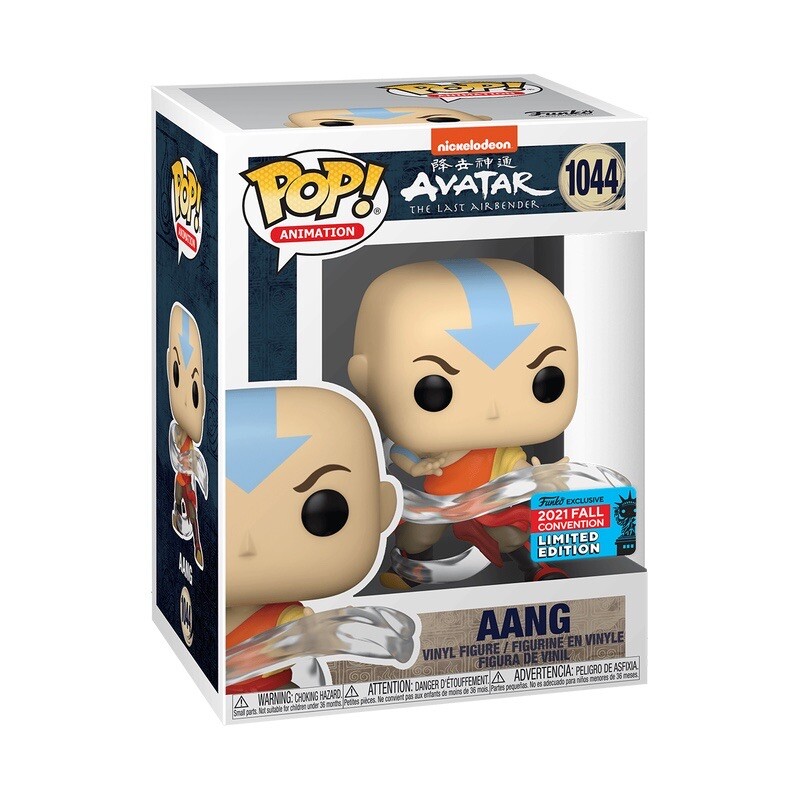 Funko Pop Avatar Aang Vinyl Figure #1044 Limited Edition NIB-image