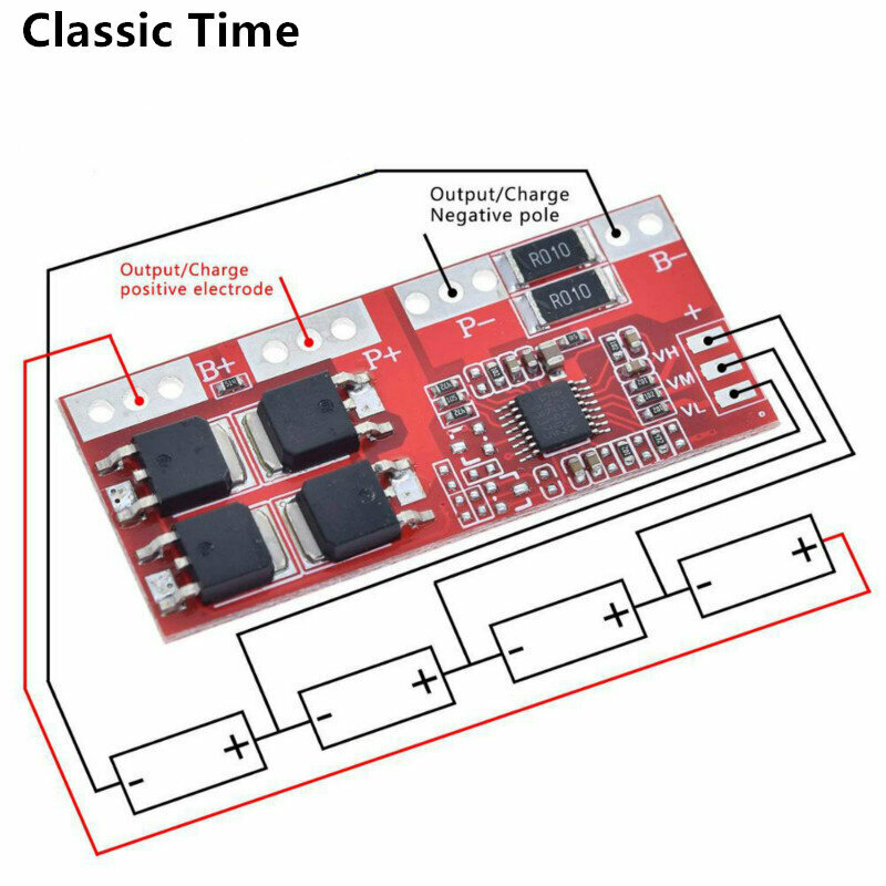 4S 30A High Current Li-ion Lithium Battery 18650 Charger Protection Board
