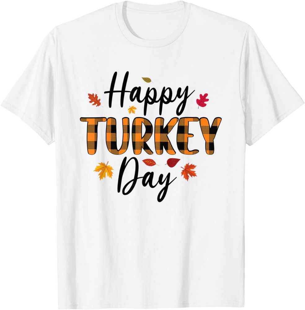 Thanksgiving Family Pajamas Matching Sets Happy Turkey Day T-Shirt Hoodie
