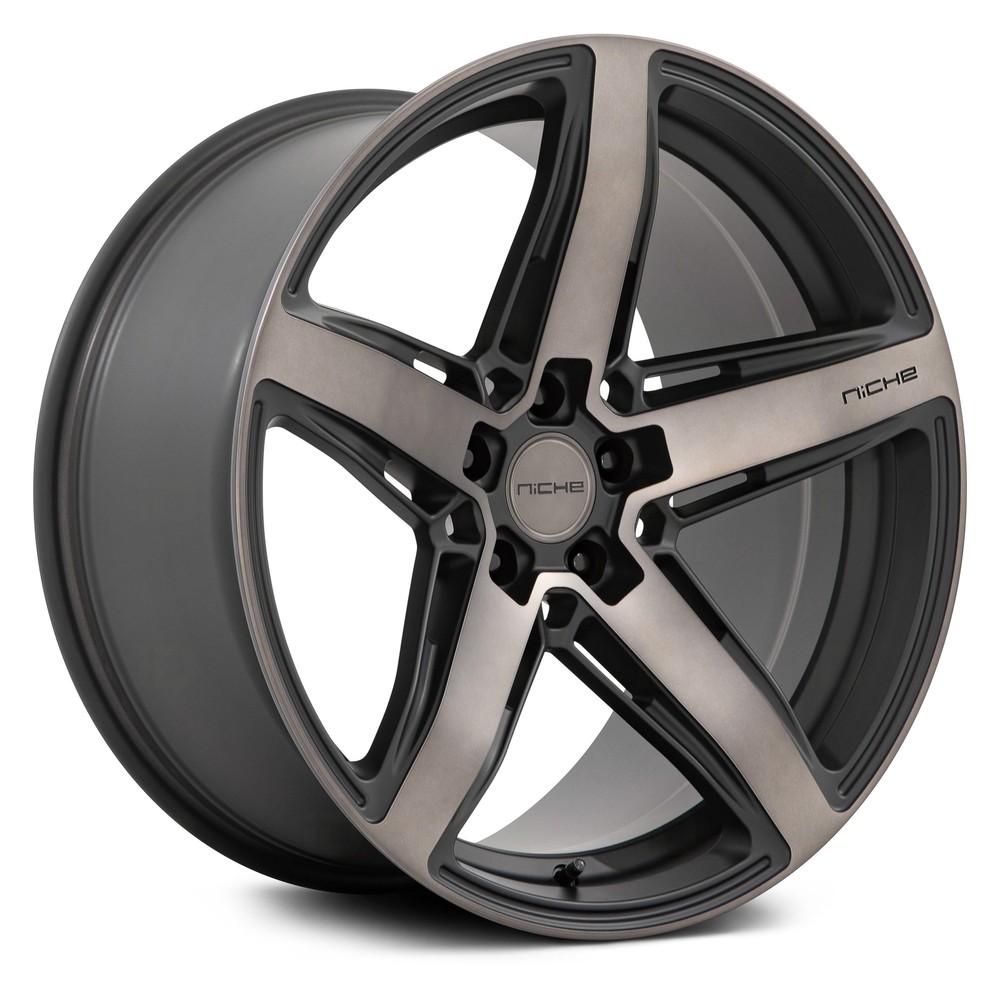 Niche M271 TERAMO Wheels 20x9.5 (32, 5x112, 66.56) Black Rims Set of 4