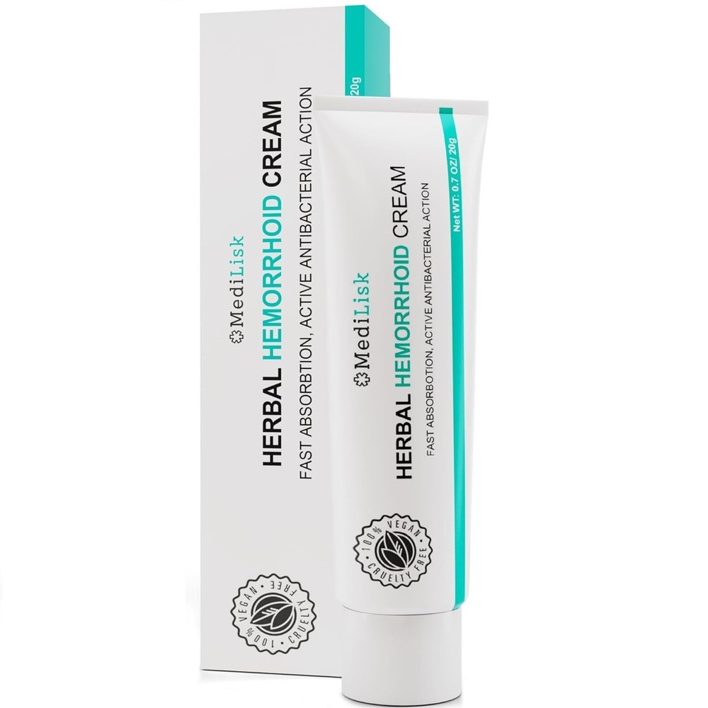 MediLisk Herbal Hemorrhoid Cream 20g