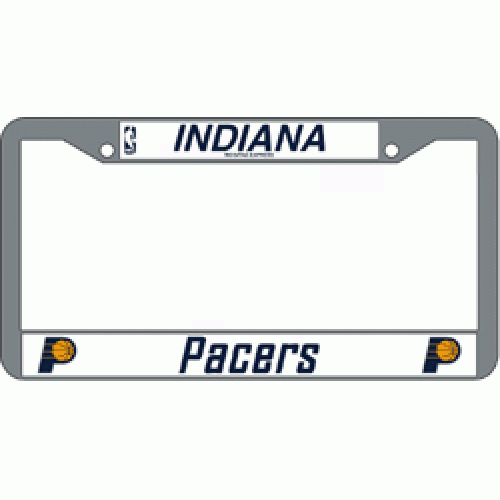 Stylish Indiana Pacers NBA Chrome License Plate Frame – Made in USA