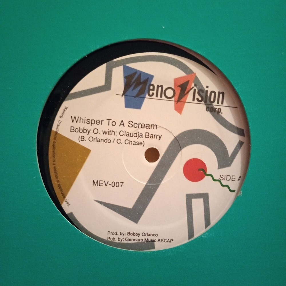 Vinyl Record Whisper To A Scream Bobby O With Claudia Berry Mev-007