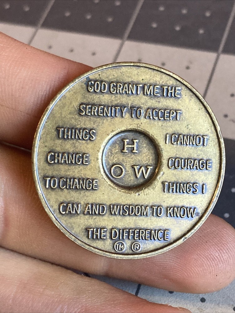 Vintage HOW 5 Years V Recovery Coin Rare
