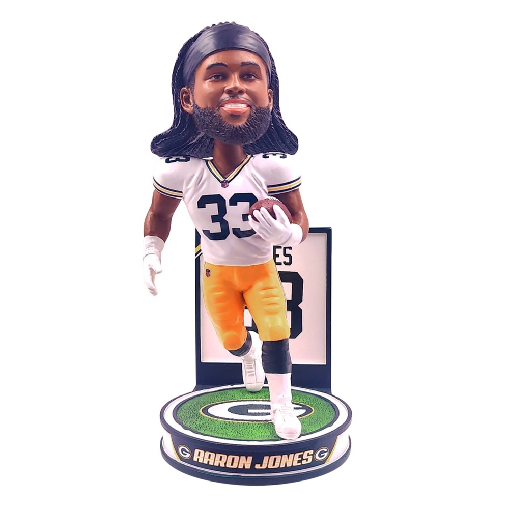 Aaron Jones Green Bay Packers NFL Hero Series Bobblehead-image