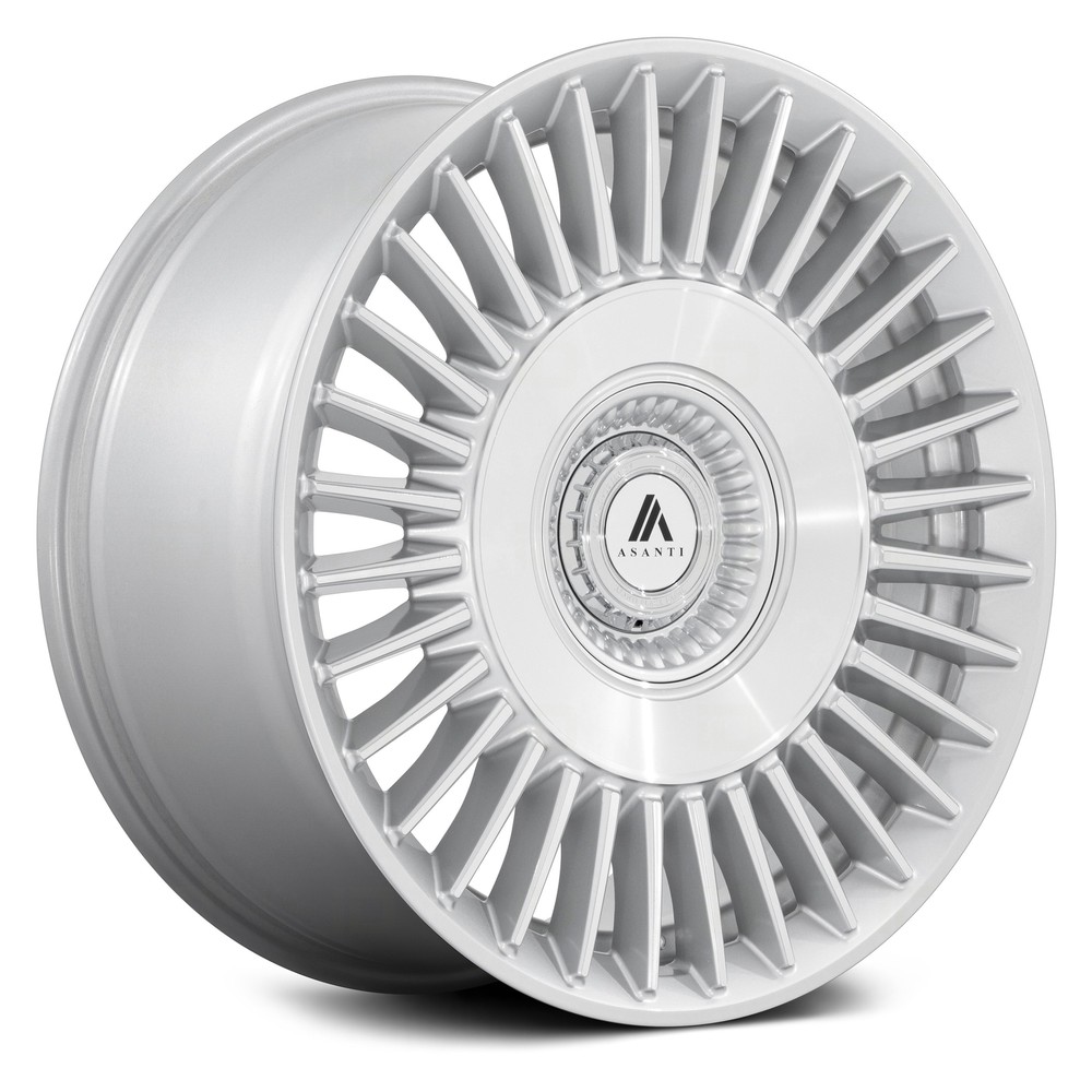 Asanti AB040 Tiara 22x9 Silver Wheel 5x120.65 Bolt Pattern 74.1 Hub
