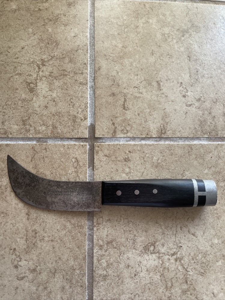 VTG FRIEDR HERDER ABR. SOHN SOLINGEN GERMANY DON CARLOS HUNTING SKINNING KNIFE-image