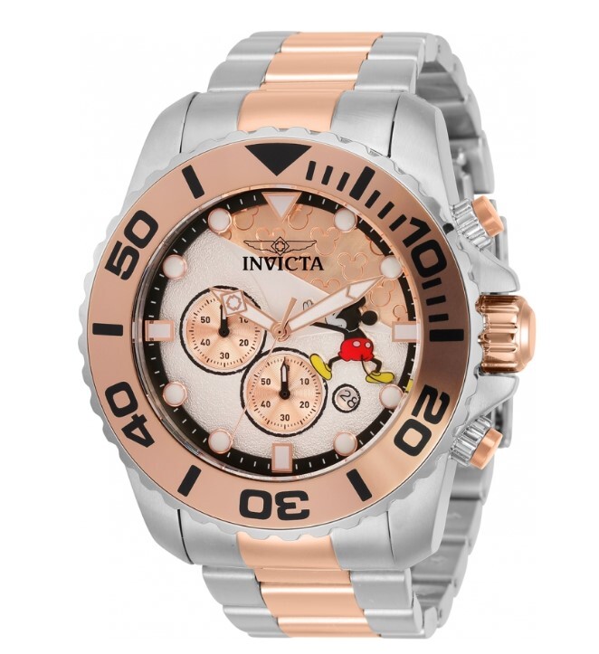 Invicta Disney Limited Men's 50mm Mickey Rose Gold Chronograph Watch 32446