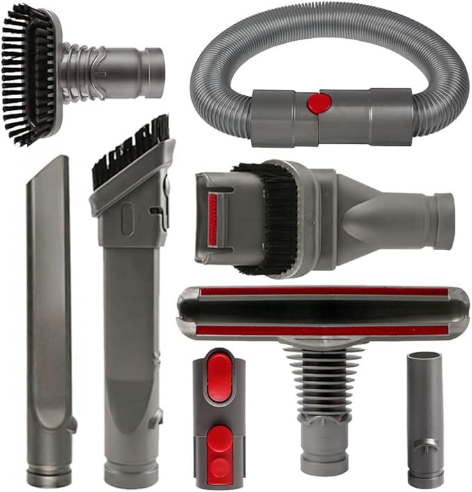 8PcS Brush Attachments Kit for Dyson Vacuum Cleaner Accessories V6 V7 V8 V10 V11