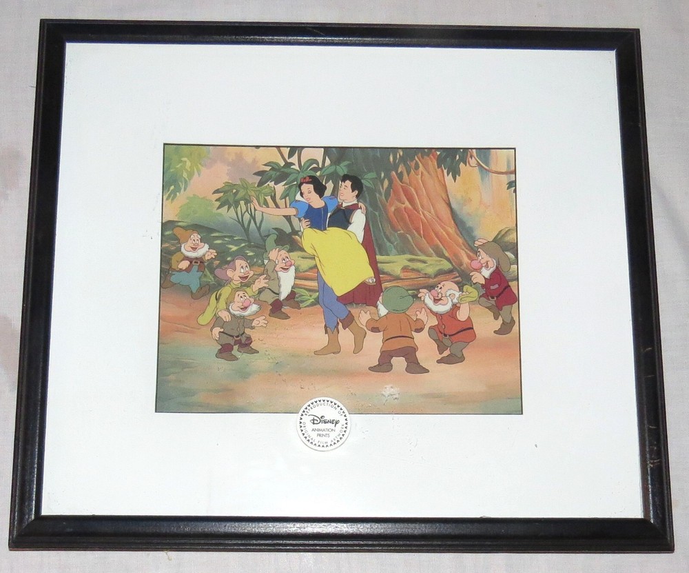Disney Animation Print - Reproduction of Original Film Artwork - Snow White