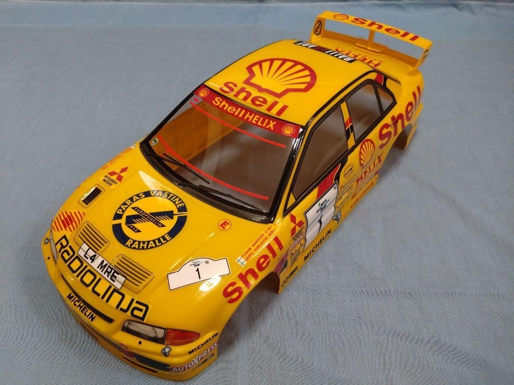 1/10 Scale ABC Lancer Evo III Clear Lexan RC Drift Body Shell-image