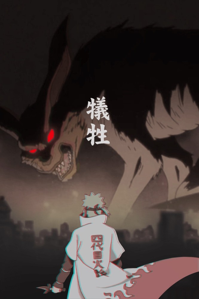 Naruto Kyubi Kurama Minato Poster Wall Art Photo Prints 16x24, 20x30, 24x36