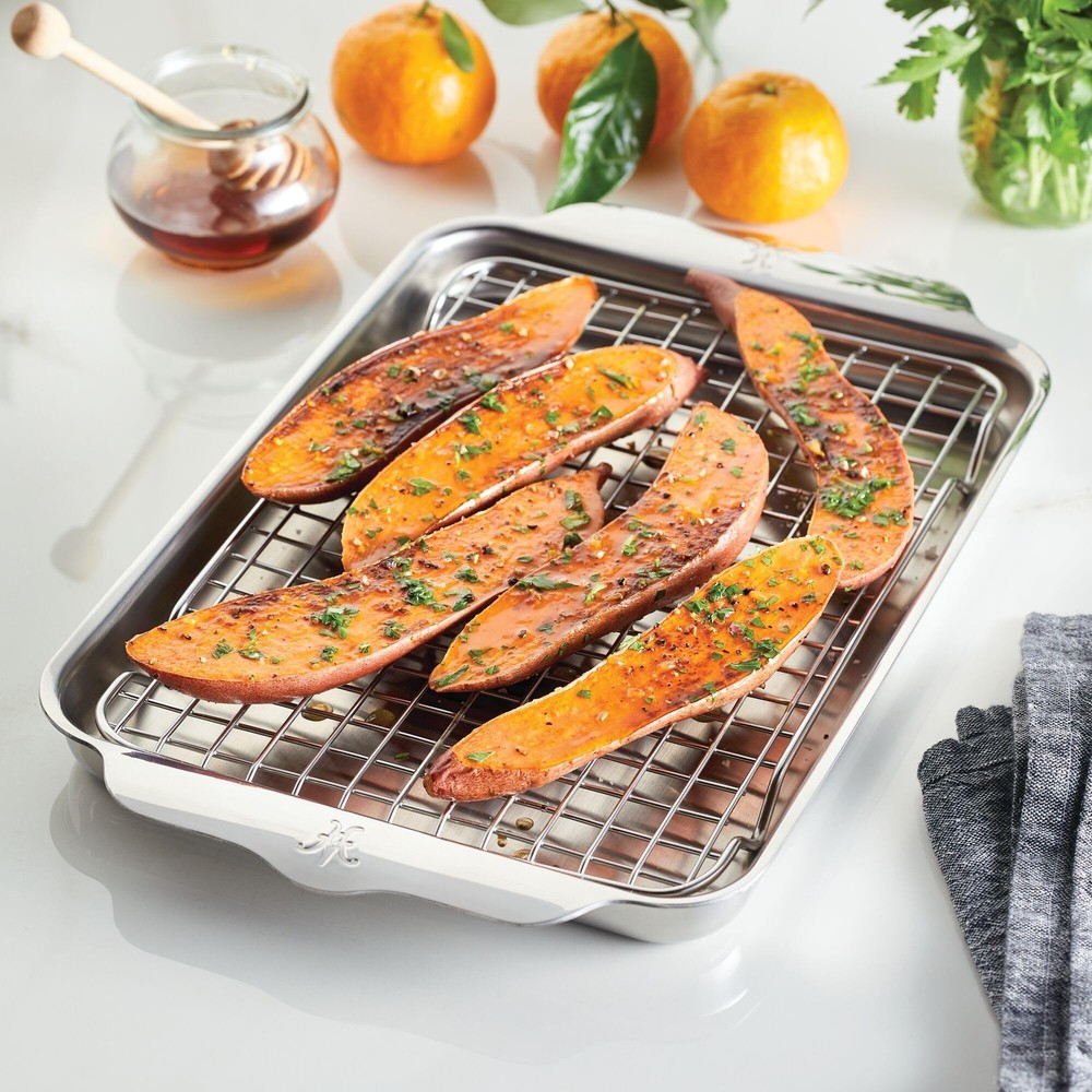 - OvenBond Collection - Stainless Steel Quarter Sheet Pan Rack
