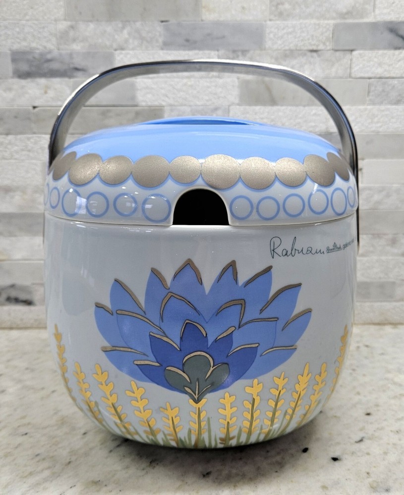 VTG ROSENTHAL PORCELAIN SUOMI ICE BUCKET BY IVAN RABUZIN & TIMO SAPANEVA GERMANY