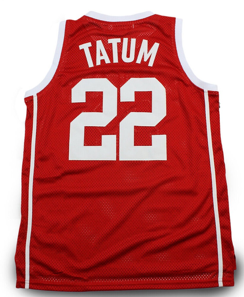 Custom Tatum #22 High School Basketball Jersey All Stitched Custom Size S-4XL