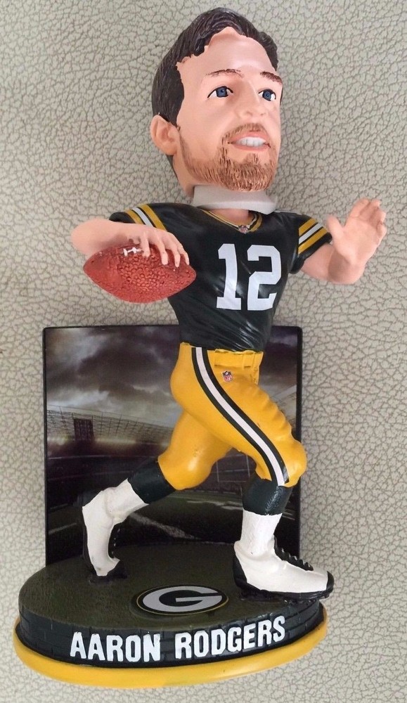 Aaron Rodgers Green Bay Packers 2015 FoCo Stadium Bobblehead-image