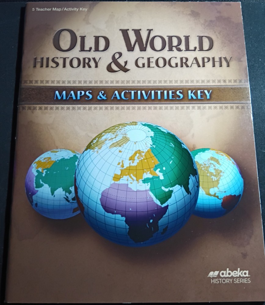 Abeka Old World History Geography Maps Activities Teacher Key Grade 5-image