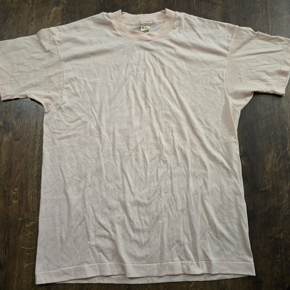 vintage 80s pink screen stars Best blank shirt sz Xl single stitched usa made
